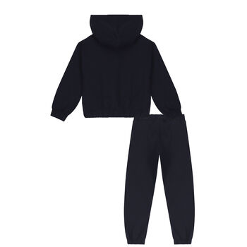 Girls Navy Blue Tracksuit